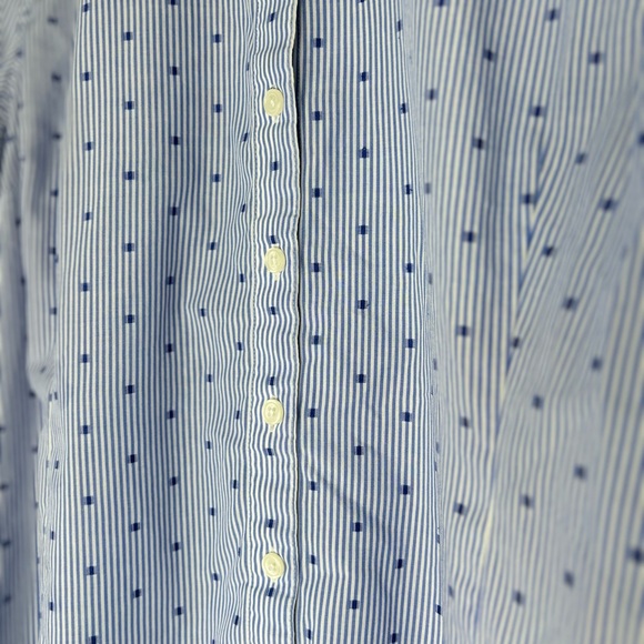 VAN HEUSEN Cotton Classic Fit Button Up Blouse - Picture 6 of 6